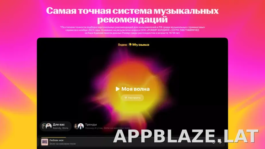 Яндекс Музыка скриншот 1